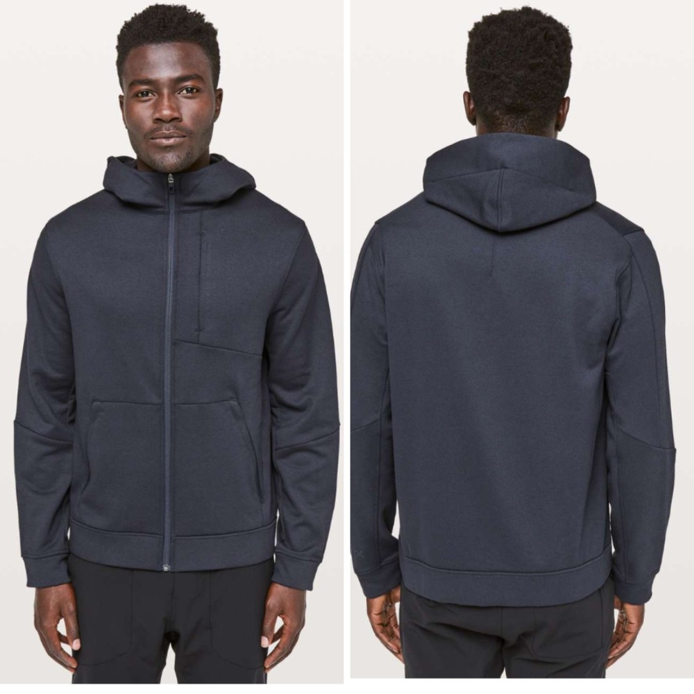 Lululemon City Sweat Zip Hoodie Navy Blue Size XL